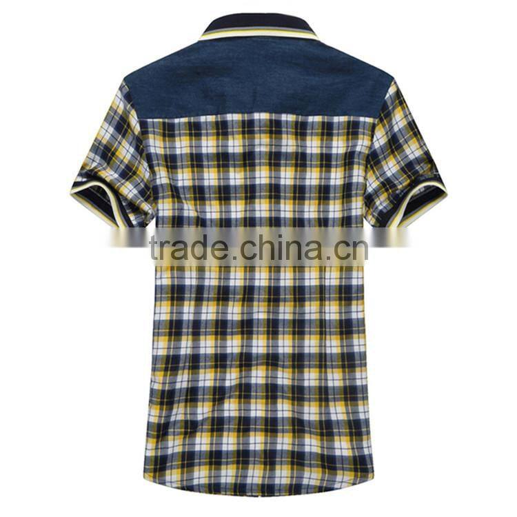 2015 100%cotton men fit business plaid dress shirt, striped shirt, gypsy shirt