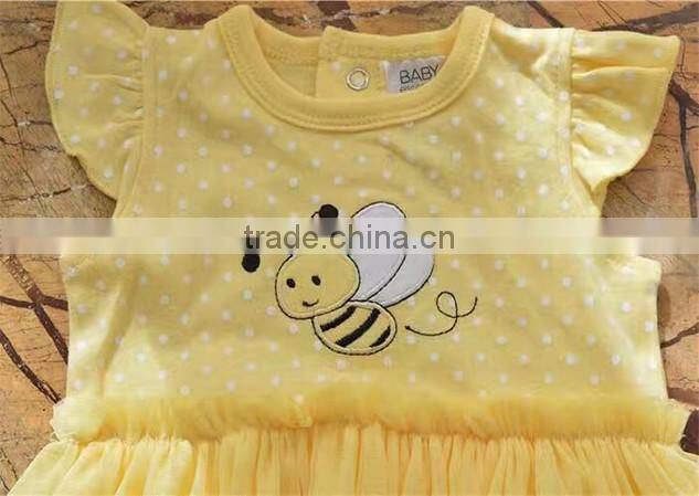 New Pattern Cotton Boutique Girl Clothing Baby Girl Romper