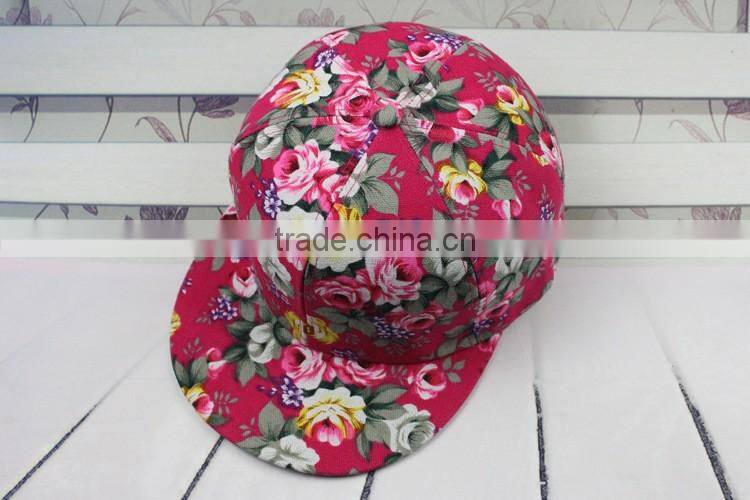 Woman Printing Big breasted Sunhat /Cotton Ladies Sports hats