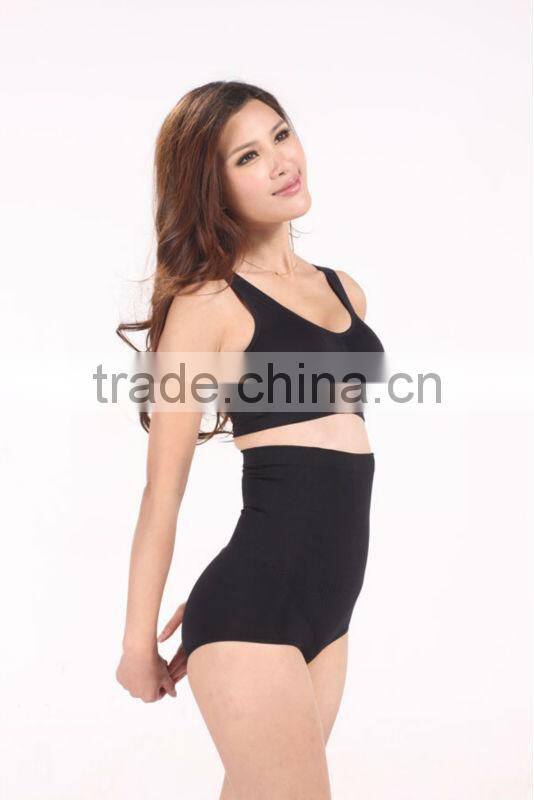 Yiwu factory directly clothing wholesale 2013 women seamless waist training corsets nylon yarn genie bra sets