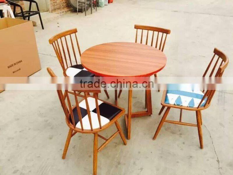2016 high quality hot selling copy wood design coffee set and dining set