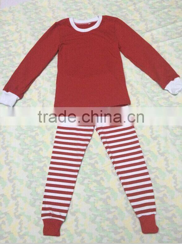 Wholesale christmas pajamas clothing children cotton outfit baby clothes christmas pajamas clothes