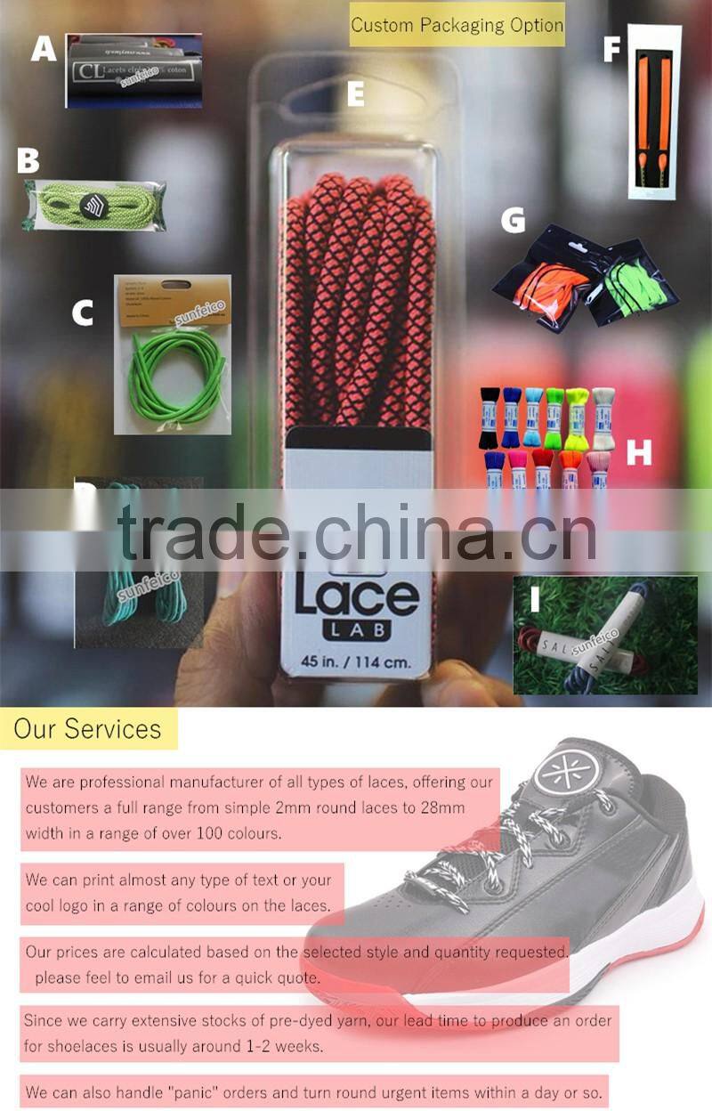 New Round Rope Cord Shoe Laces~Custom Yeezy Sneaker RopeLaces~Running Weave Tape More Color Basketball Shoelaces~Accept Custom