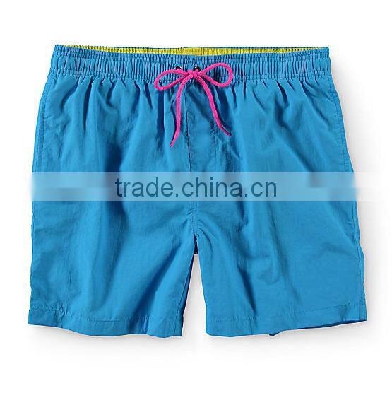 Newest fashion custom made wholesale mens boxer shorts beach shorts printed