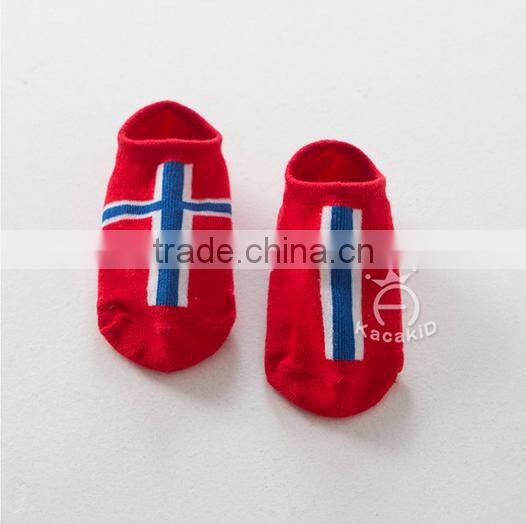 cute baby cotton socks, silicone print baby socks