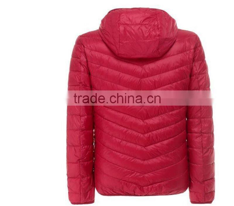 breathable windproof kids down jacket for winter