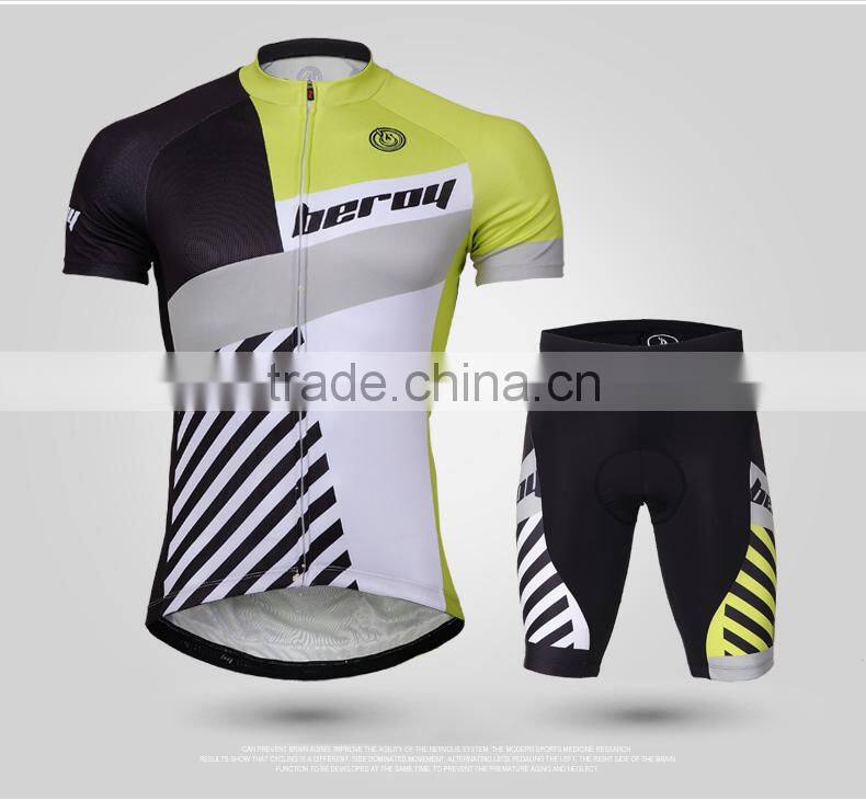 BEROY 2016 Custom Biking Clothes Set for Pro Team, Zebra Stripe Printed Cycling Clothing