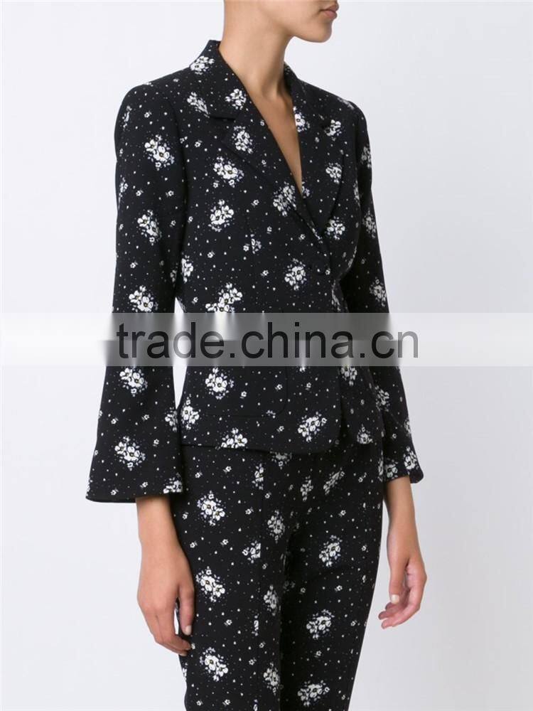 High Quality OEM Service Cheap Price Digital Printing 100% Polyester Women Dust Coat