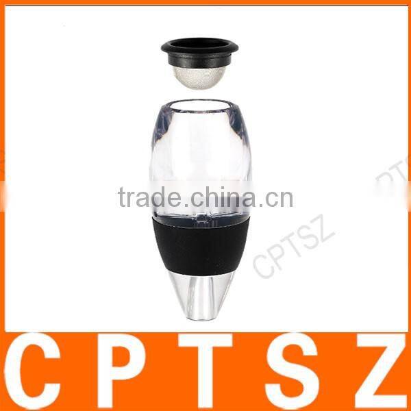 Professional Wine Decanter Set Mini Essential Red Wine Quick Aerator with Filter Stand and Pouch