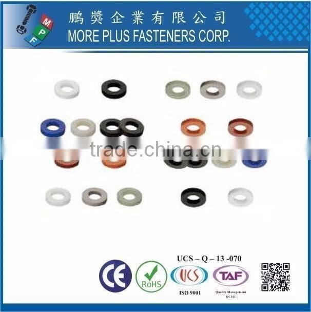 Taiwan Stainless Steel PC N66 Natural Black Nylon Plastic Washer Clear Plastic Washers Large Plastic Washers