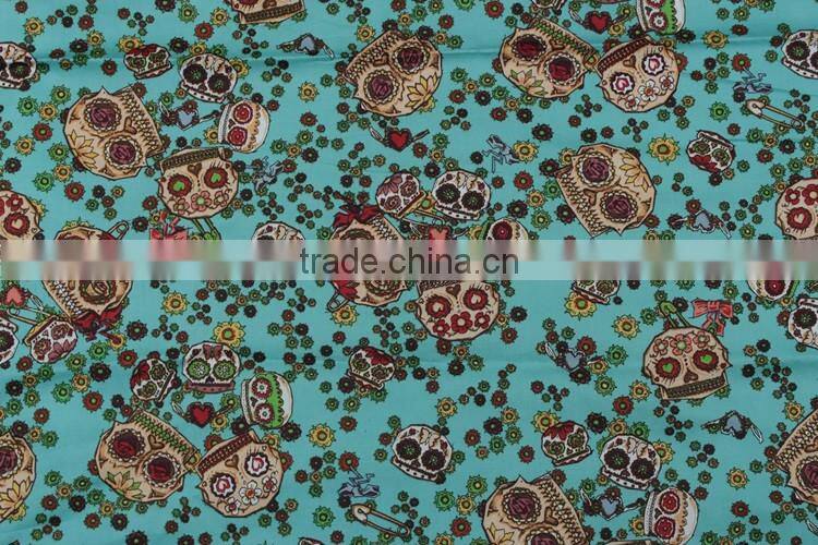 hot selling tc 45*45 110*76 cvc jersey burn out custom print poplin fabric price