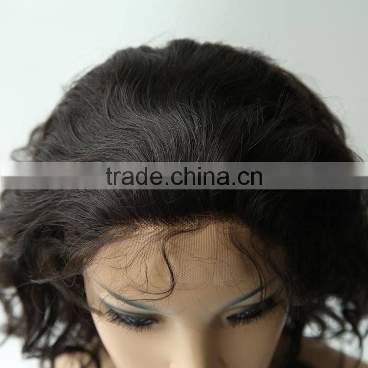 Black Rose Wholesale Lace Wig Vendors, Body wave 10 inch Brazilian Hair Lace Front Wig