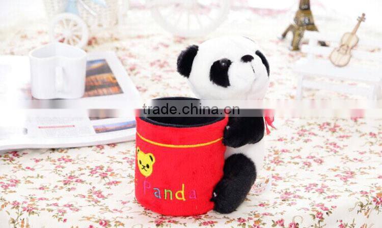 Ins Hot Sale Animal shaped plush pencil vase