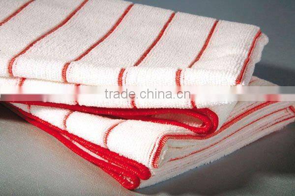 Colour stripe microfiber kitchen home care products turkish bath towels magnet window clean