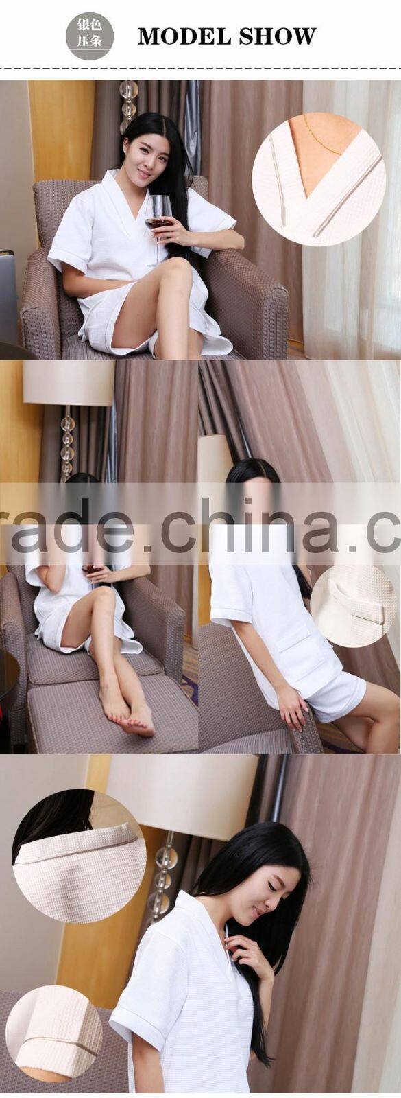 Microfiber waffle khan steam suits