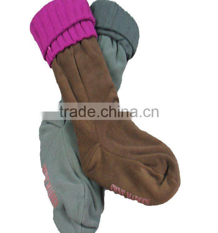 cheap polar fleece socks/winter sock