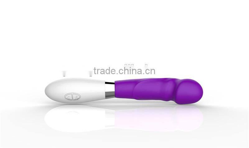 Silicone 10 Speeds Vibrating G Spot Vagina and Clitoris Sex Toy Women Electric Dildo Vibrator