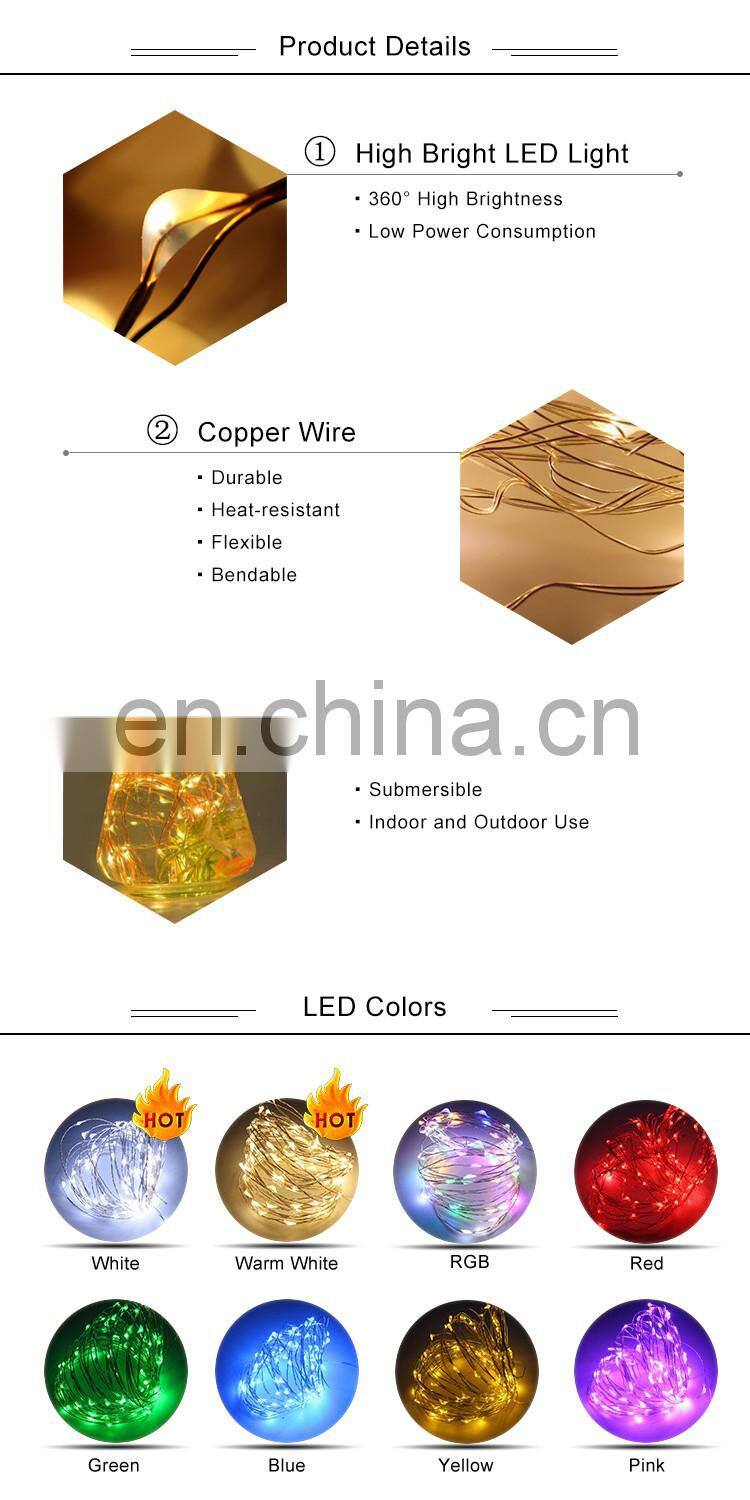 Wholesale 20 Lights LED Bottle Cork Fairy String Light for Wedding