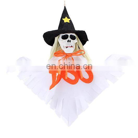 wholesale halloween decorations door hanging cheap witch wreath home door hanger for sale MFJ-0039