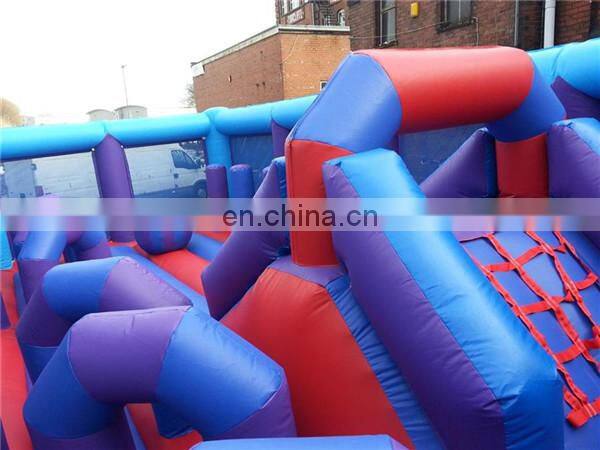 China Factory Free blower for inflatable obstacle course toy for kids