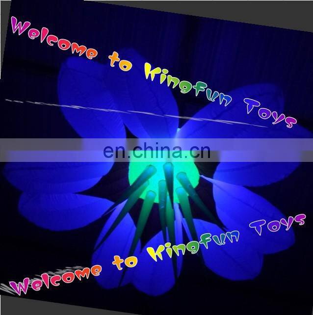 Magical ground inflatable led ball