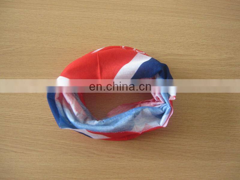 outdoor multifunctional bandana 8 in 1 polyester seamless printed bandana tubular bandana ski bandana muslim headwear
