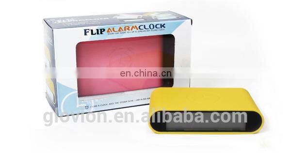 Glovion funny alarm clocks cute alarm clock Reversal kids digital clock