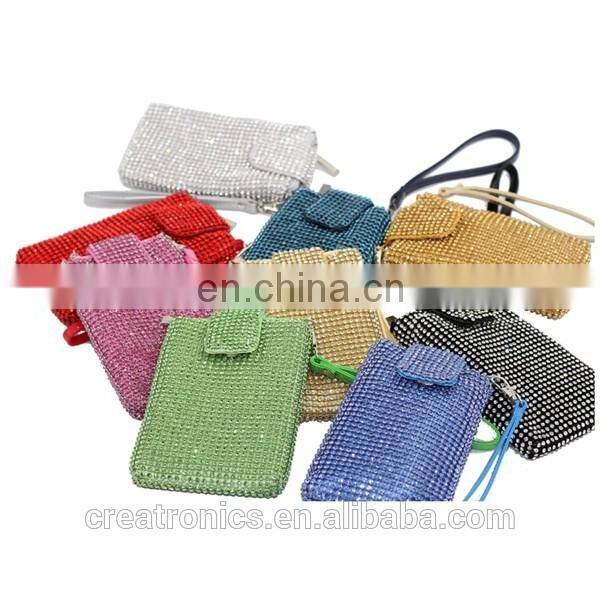 new product 5 inch mobile phone holder in hot selling, colorful phone purse direct factory