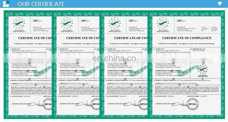 D&T CNC circular blade sponge cutting machine thermocol cutter