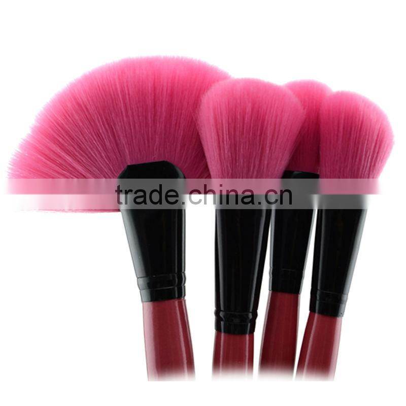 go pro makeup brush / cosmetic makeup brush set / 18 pcs rose pink makeup brush set