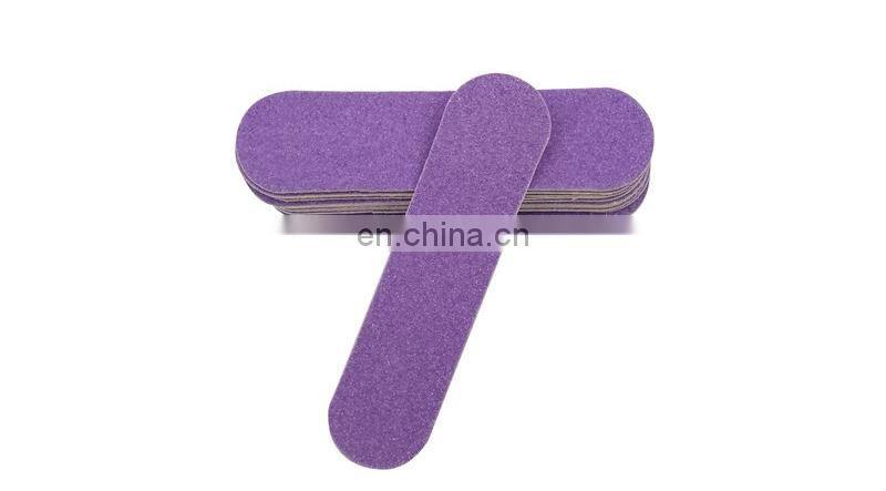 Cheap disposable custom printed round 80 100 120 150 180 240 wooden thin Mini nail file nail