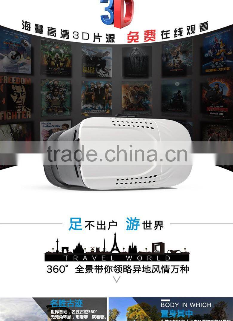 2016 Super hot For phone cardboard VR glasses world headset Box case