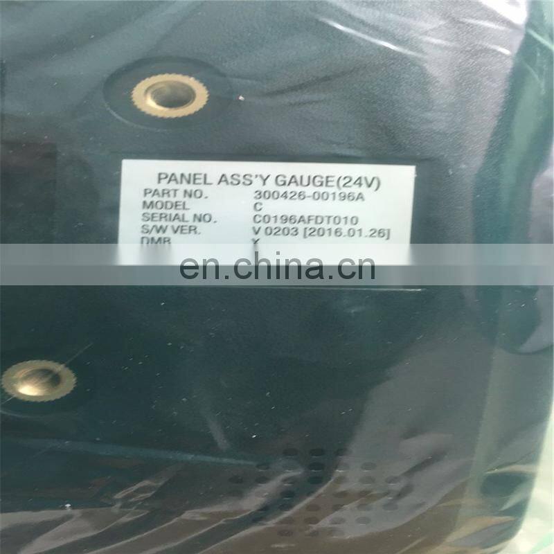 DX150 excavator monitor gauge panel 300426-00196A