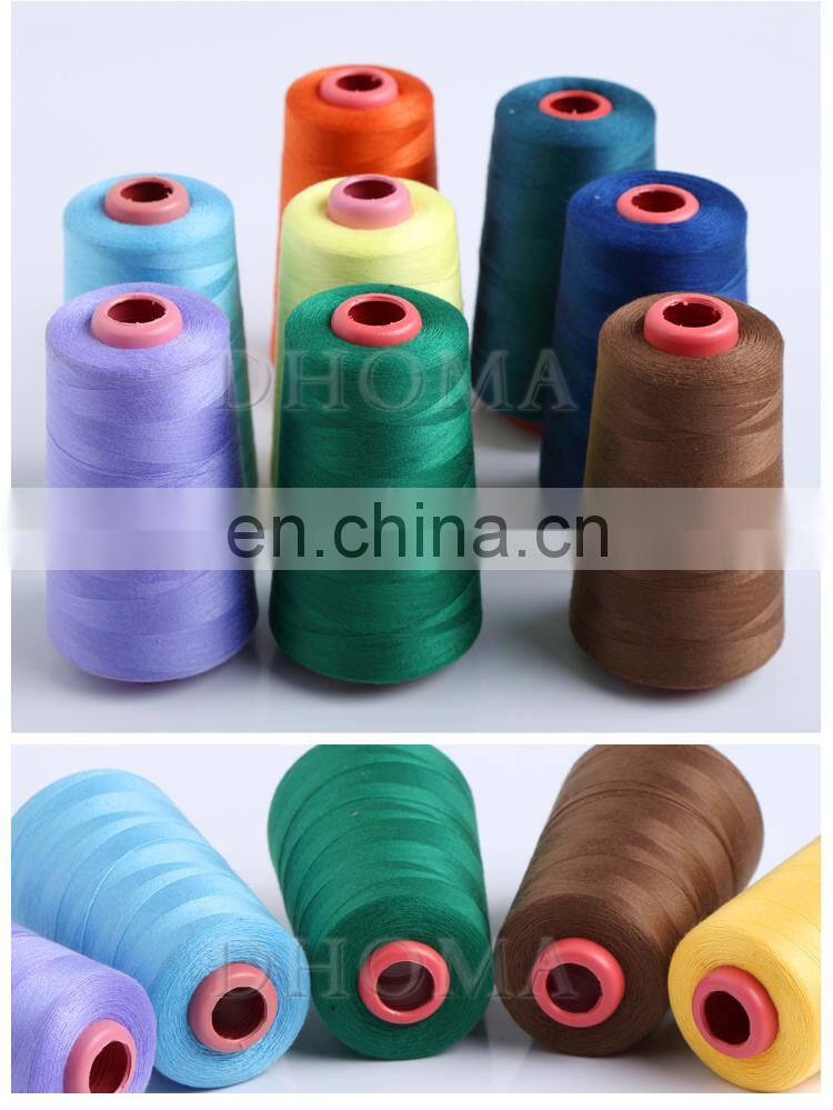Yarn dyed 100% Spun Polyester Sewing Thread Ne 603 with OEKO-TEX100