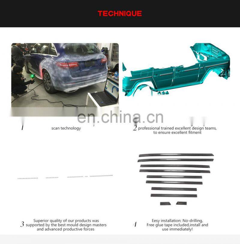 10PCS/SET Dry Carbon Fiber door trim vents for Mercedes Benz W464 W463A G-Class Wagon G63