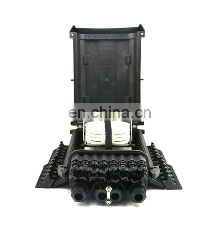 shenzhen water proof optical ftth distribution 8 12 24 48 144 core 3m horizontal inline fiber optic cable splice joint closure