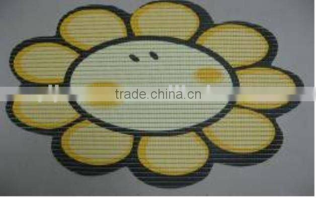 bathroom mat sun flower shape bath mat
