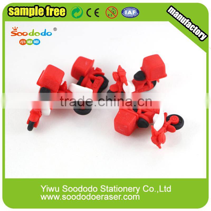 Cool Postal motorcycle shape eraser
