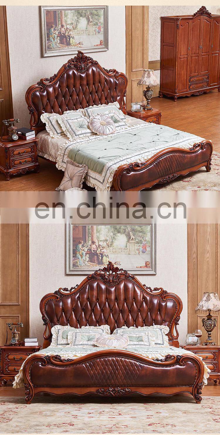 Classic Royal king size bedroom bed with cheap price