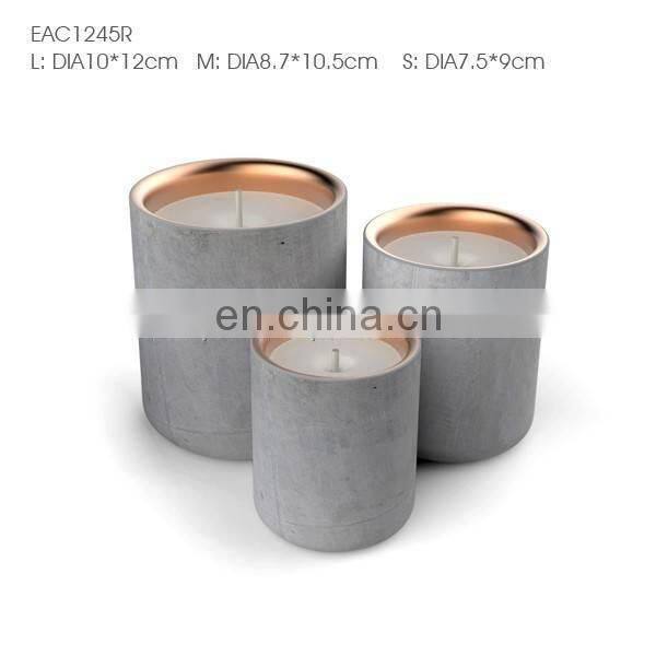 aluminium cast wax candle jar