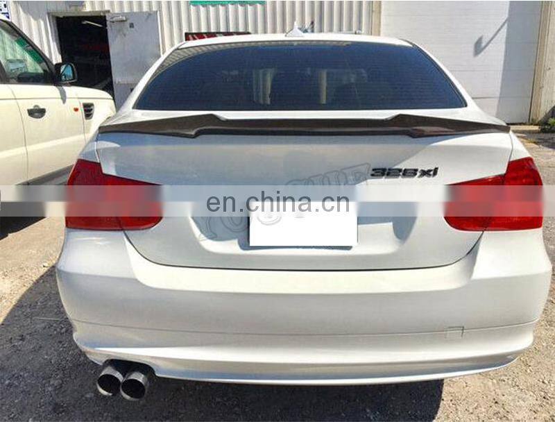 Carbon Fiber M4 Style Rear Trunk Spoiler for BMW E90 & E90 M3 Sedan 318i 320i 325i 330i 2005 - 2011