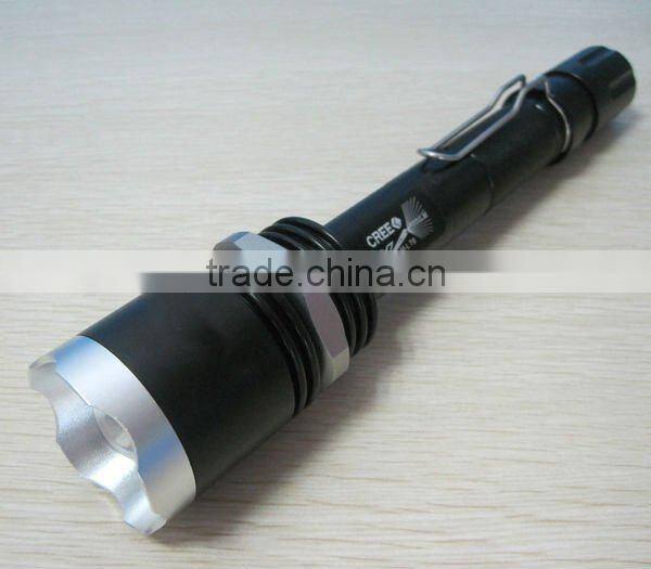 waterproof high lumens cree T6 led aluminum flashlight