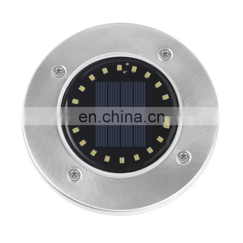 Landscape Led Outdoor Waterproof Ground Lights Solar Garden Path Underground Lamps