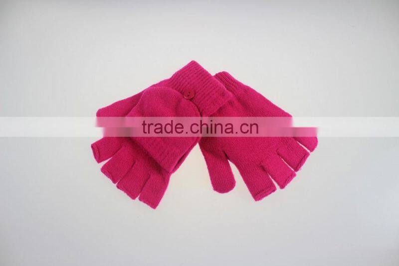 wholesale daily life usage warm soft fingerless hand gloves