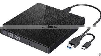 2022Slim External Optical Drive USB 2.0 DVD Combo DVD ROM Player CD-RW Burner Writer Plug and Play For Macbook Laptop Desktop PC