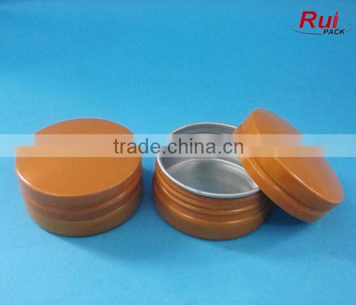 0.5oz hot sale Printed empty aluminum can, aluminum container for lip balm, aluminum jar free samples