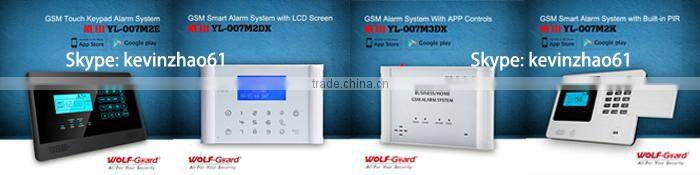 Wireless auto-dial alarm system with GSM and PSTN dual network
