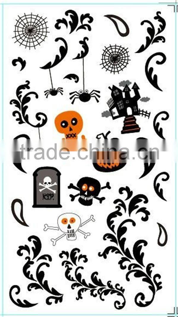 Hot sale sexy temporary halloween body tattoos stickers