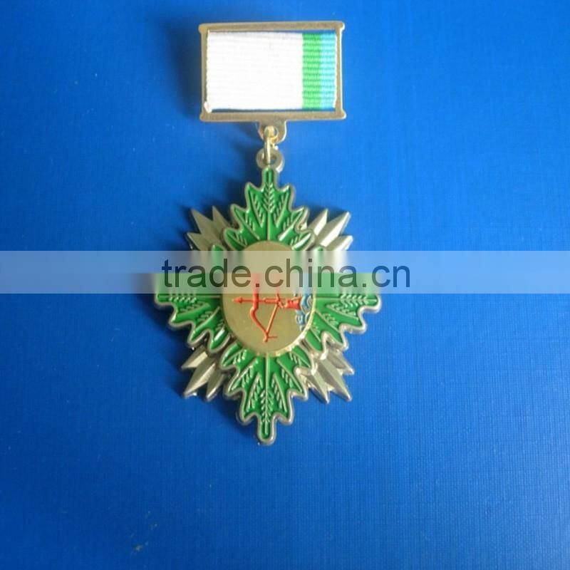 high quality old sliver copper sport metal cheap sports archery medal