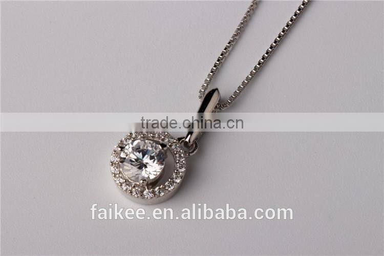 Cheap 925 Sterling Silver Pendant Necklace,Classic Silver Pendant,925 sterling silver diamond necklace
